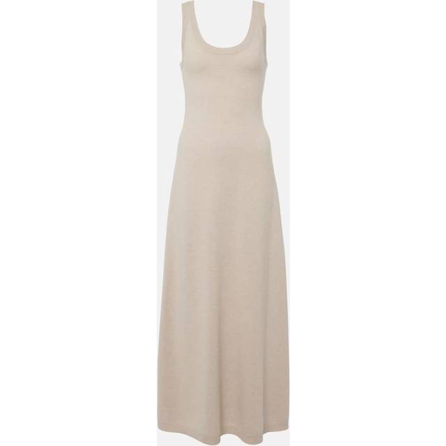 Brunello Cucinelli Cashmere midi dress - beige (UK 6)