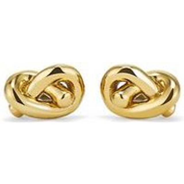 Olivia Burton Lovers Knot Gold IP Stud Earrings, Gold, Women