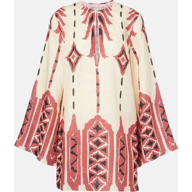 Johanna Ortiz Linen minidress - multicoloured (UK 4)