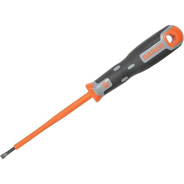 Bahco Tekno+ VDE Insulated Slotted Screwdriver 4mm 100mm