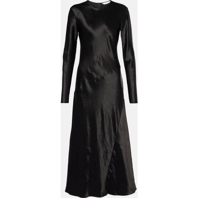 Max Mara Elogio satin maxi dress - orange (UK 14)