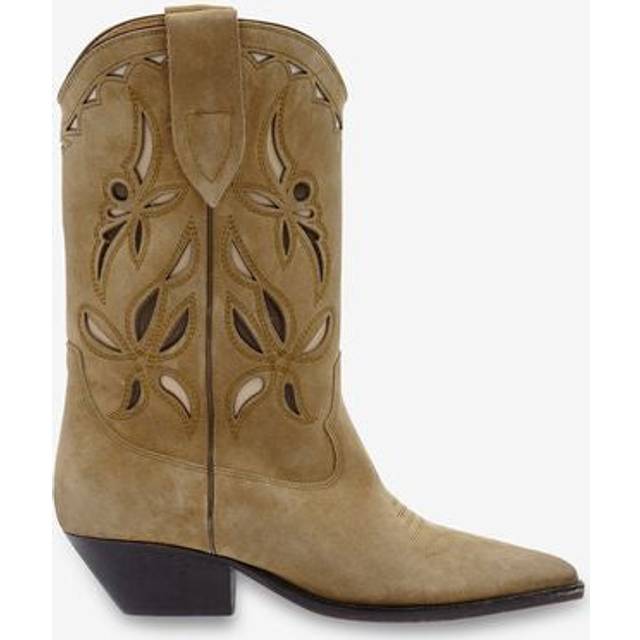 Isabel Marant Duerto suede cowboy boots - beige (UK 2)
