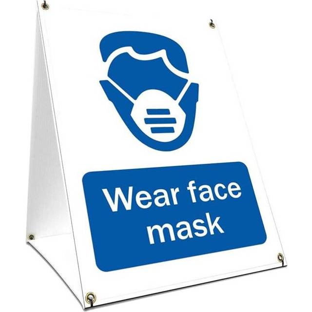 SignMission OS-NS-SBC-2436-25581 24 x 36 in. OSHA Notice Sign - Wear Face Mask