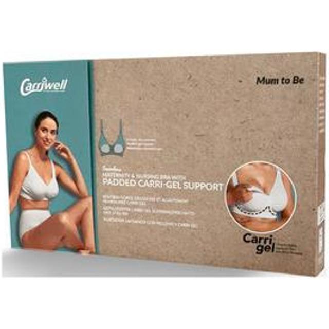 Carriwell Graviditets & Amme BH Med Carri-Gel Padded Støtte Hvid - Medium (1 stk)
