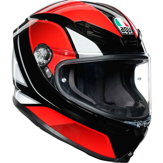 (XS) AGV K6 Hyphen Black / Red / White