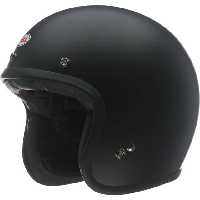 (S) Bell Custom 500 ECE6 Solid Open Face Helmet Matt Black