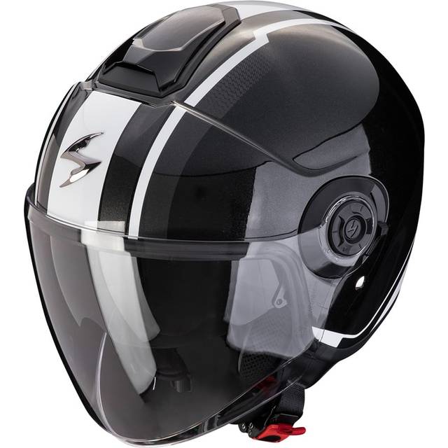 Scorpion Exo-City II Vel Jet Helmet, black-white, Size XS 54 55 for Men