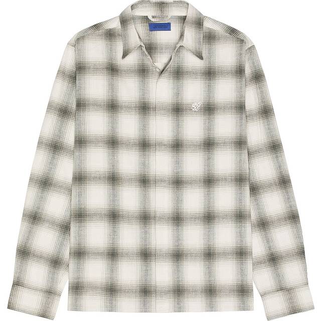 SATURDAYS NYC Mickey Cotton Linen Long Sleeve Shirt in White - White. Size S (also in L). (S)