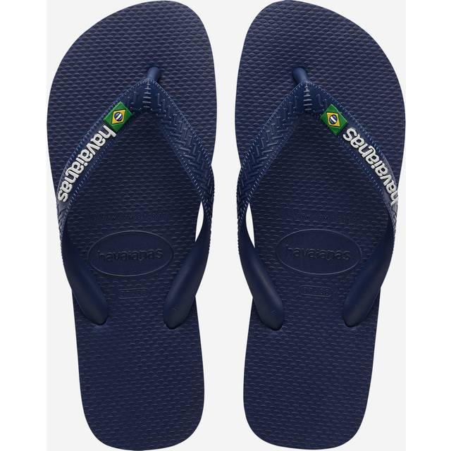 Havaianas Kids' Brazil Logo Navy Blue, 33/34