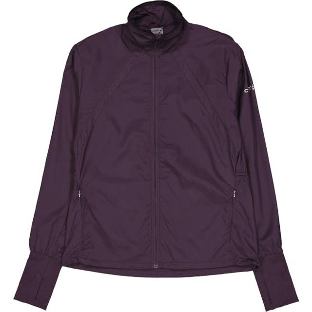 Craft Adv Essence Wind Jacket Dam Lila Stl. L - Lätt och Ventilerande Löparjacka