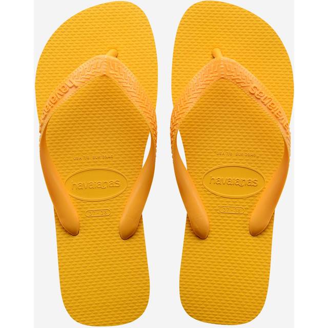 Havaianas Womens Pop Yellow Top Rubber Flip Flops 9/10 - POP YELLOW