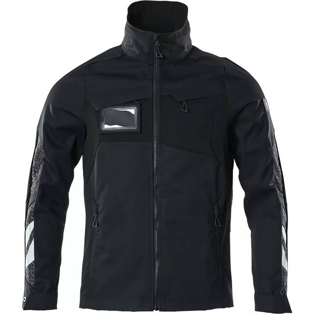 Mascot Work Jacket with Stretch Inserts - Black - Large - black