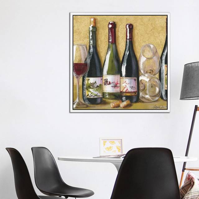 2013 Wine Tray by Malenda Trick - Gallery-Wrapped Canvas GiclÃ©e on Canvas - White Framed (93.98 cm H x 93.98 cm W)