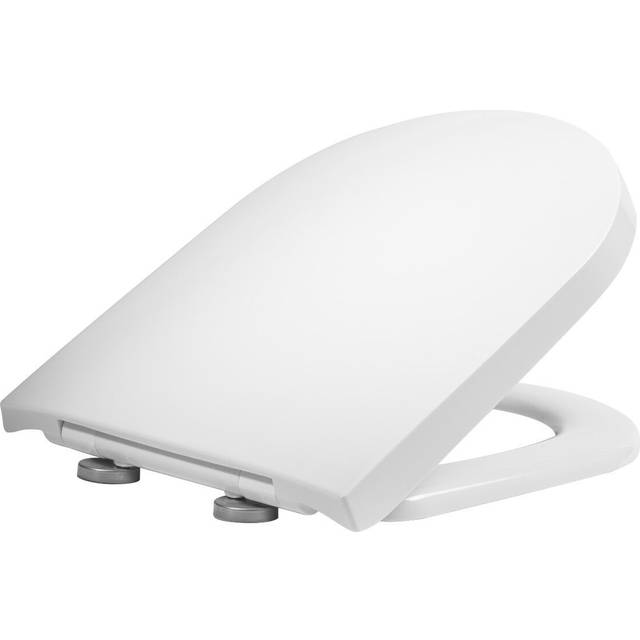Roper Rhodes - d Shaped Soft Close Toilet Seat - Top Fix Quick Release Easy Clean