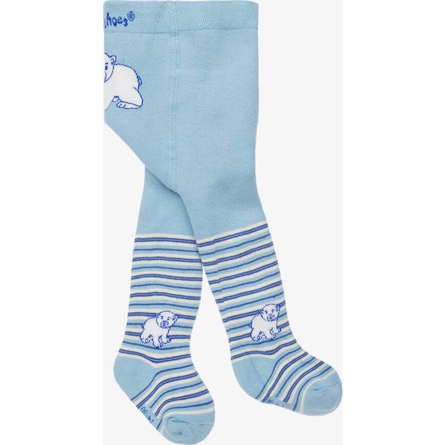 Playshoes Blue Cotton Thermal Tights - 1-2 year