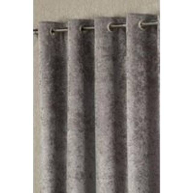 Luxury Modern Crushed Velvet Silver Fully Lined Ready Made Eyelet Ring Top Curtains 66x90'