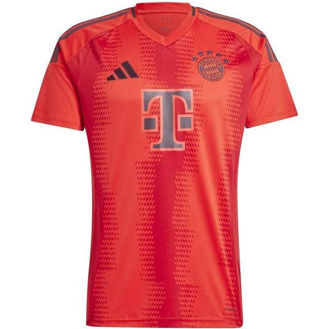 '24-'25 Bayern Munich Home Shirt Men's Red L Polyester Made By: Adidas