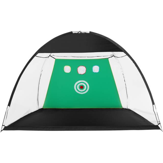 VEVOR golfnät, 10x7ft allt i 1 träningsnät, inomhus utomhus golfsvingträning, golfslaghjälpsnät med mål/mattor/bollar/tee/golfklubba/väska, för backyard driving chipping, present för män