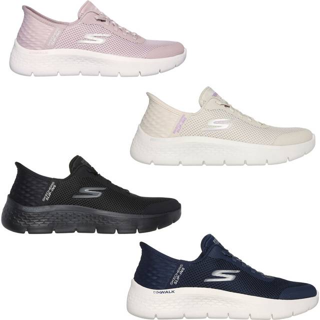 Skechers Damen Sneakers, Navy Textile White Trim, 36 EU