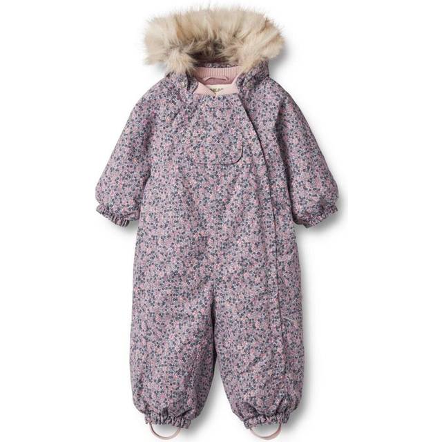 Wheat barn unisex snödräkt skidoverall Nickie vattentät andas Grs certifierad, 0036 Vinterblommor, 80