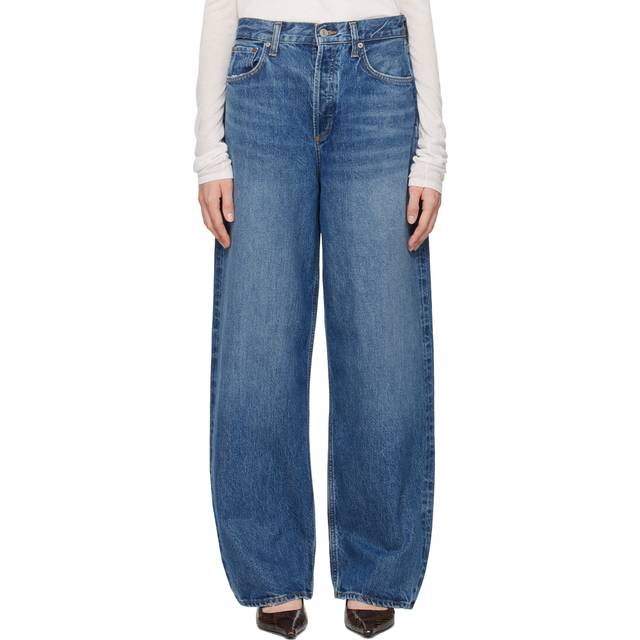 Agolde Low Slung Baggy mid-rise wide-leg jeans - blue (M)