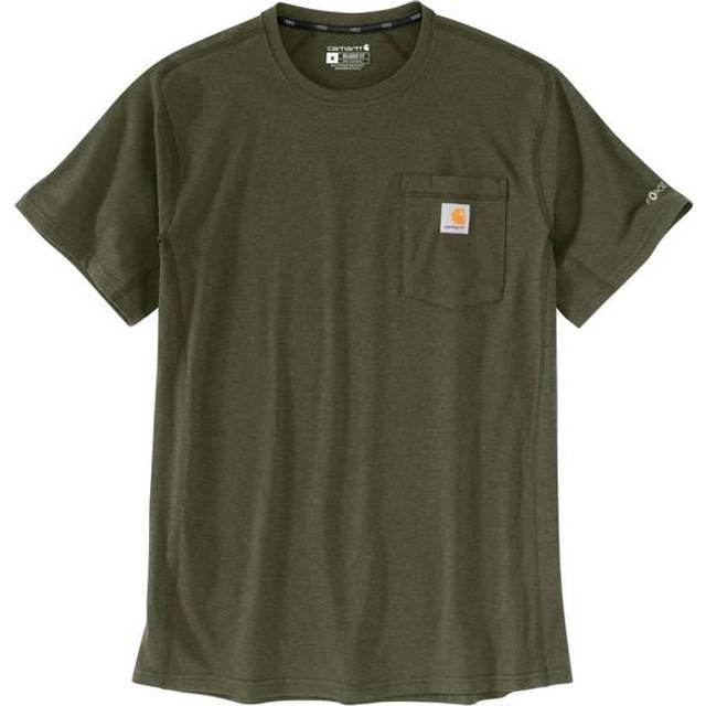 Carhartt Mens Force Pocket Short Sleeve T Shirt L - Chest 42-44' (107-112cm)