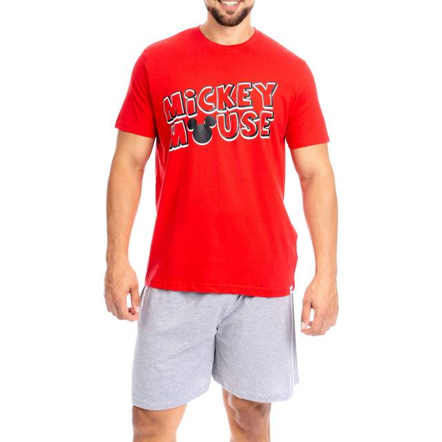 Mickey Mouse Short Pyjamas - Red - L