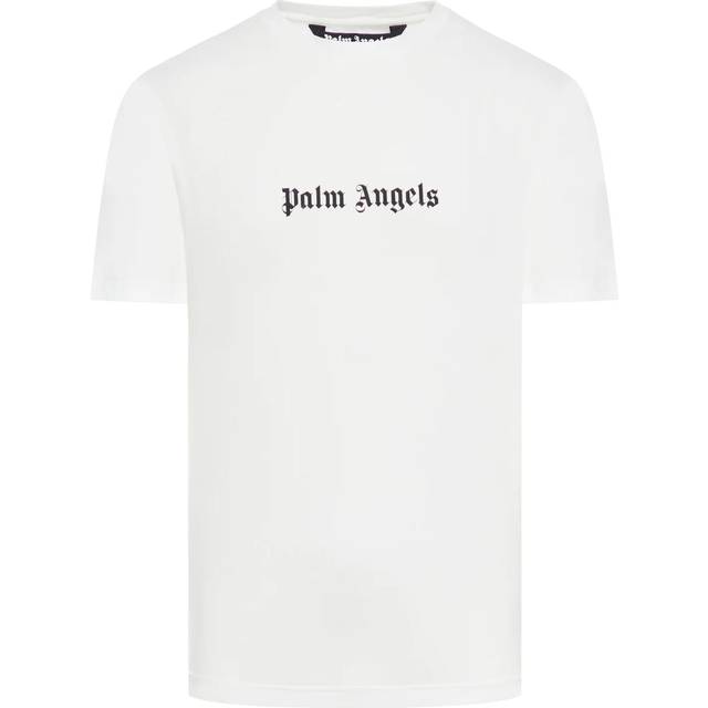 Palm Angels Logo T-Shirt - White - M