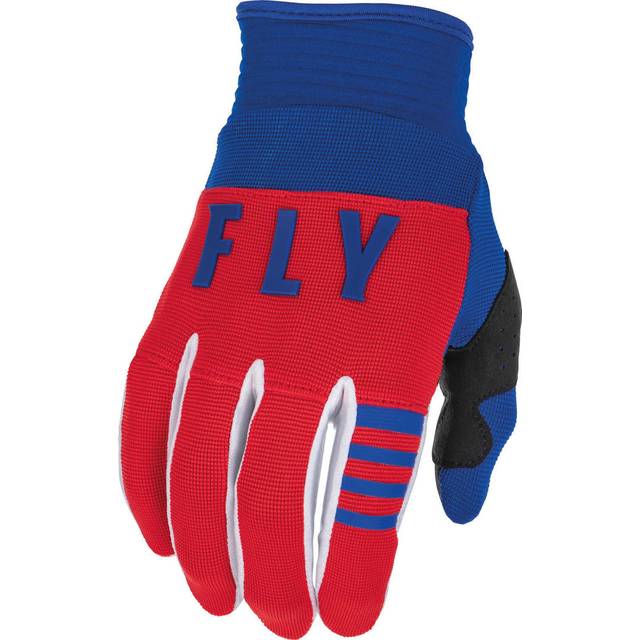 Fly Racing F-16 Youth Motocross Gloves, white-red-blue, Size S