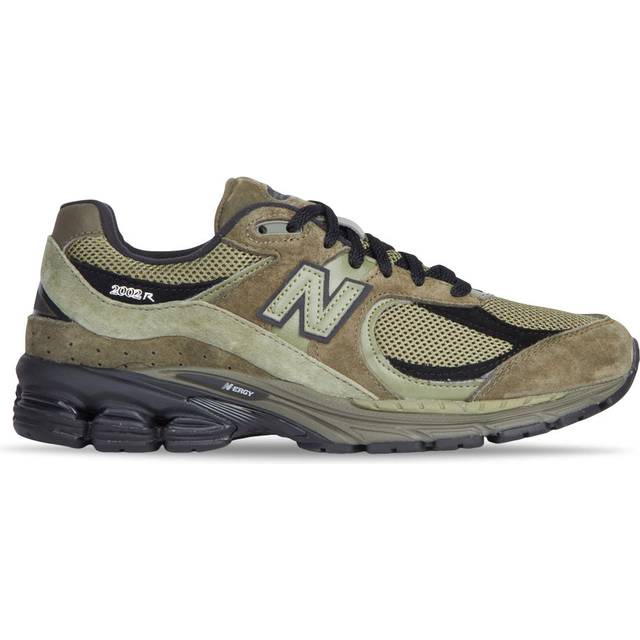 New Balance Mens 2002 Trainers Khaki Black Green, 7