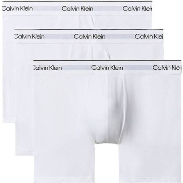 Calvin Klein Underwear 3 Pack Boxer Shorts White