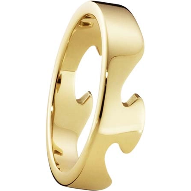 Ring fusion end gult guld