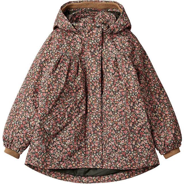 Wheat Vinterjacka - Mimmi Tech - Raven Wild Blommor - Wheat - 2 år (92) - Vinterjacka