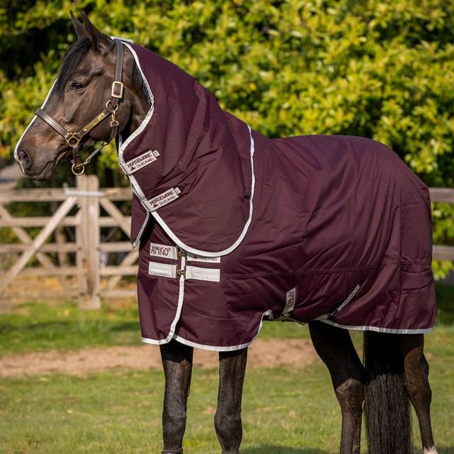 Utetäcke Amigo Hero Ripstop Plus 200 Horseware® Vinröd