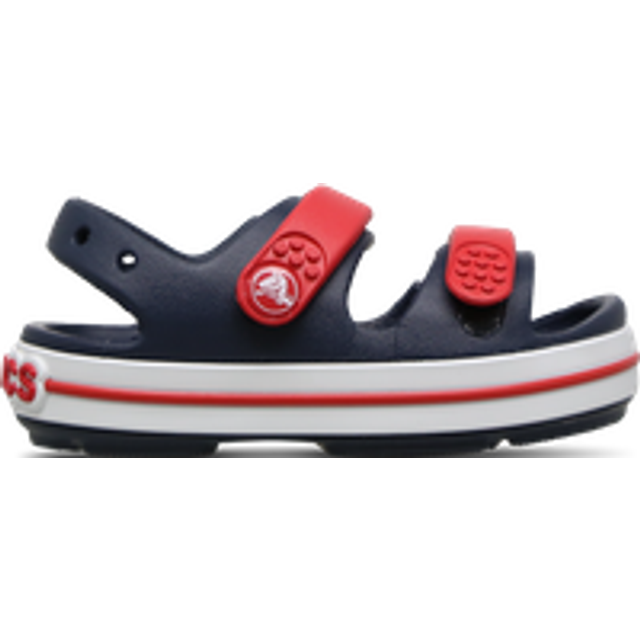 Crocs Unisex barn Crocband Cruiser Sandal T, Marinblå Varsity Röd, 5 UK Child