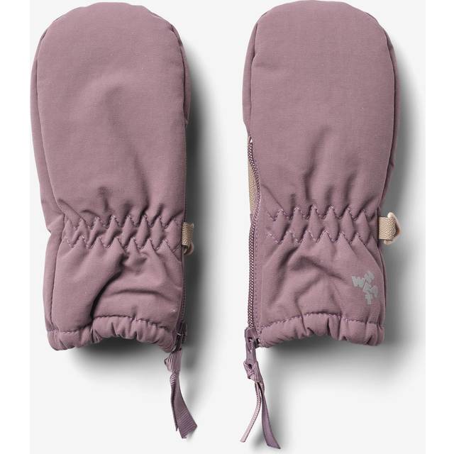 WHEAT Kid's Fäustlinge mit Reißverschluss Tech Handskar Barn Storlek XS - 0-6 Months Färg rosa