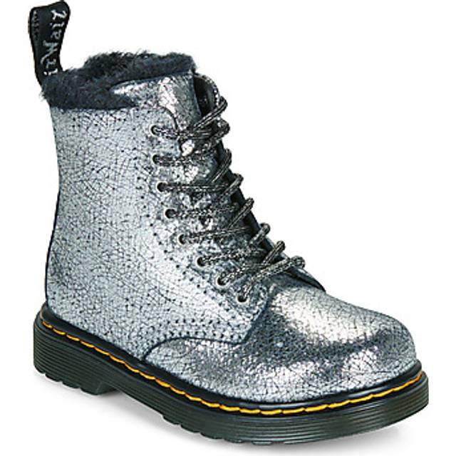 Dr. Martens Silver 1460 Serena Girls Toddler Boots
