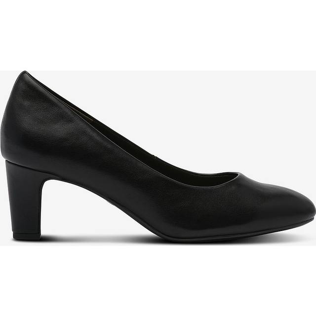 Tamaris dampumps blockklack, Svart Matt, 40 EU