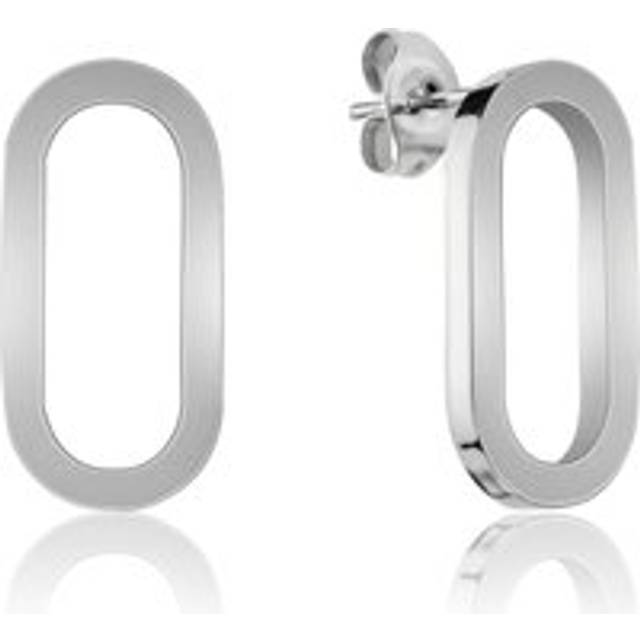 Stud earrings woman Isabella Ford Emma - Argenté