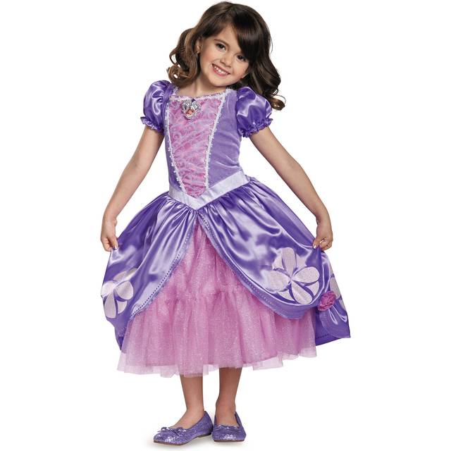 Deluxe Sofia The First Next Chapter Costume Dress for Girls - Purple (3T/4T)