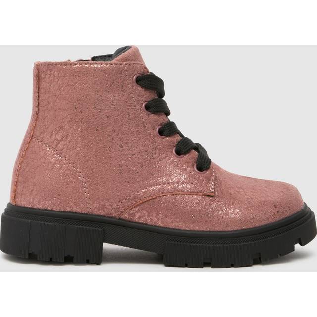 schuh Pink Carnival Lace Girls Toddler Boots