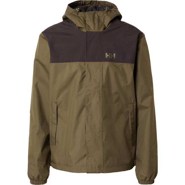 Hooded waterproof jacket Helly Hansen Vancouver Fleece Lined - Vert - XL