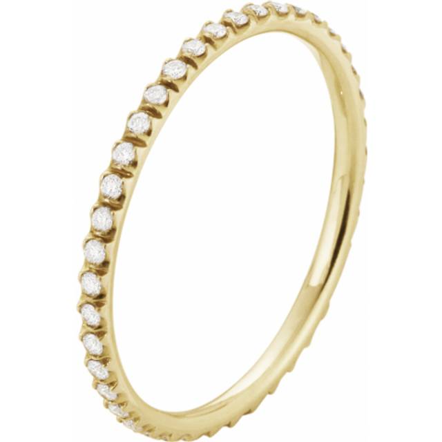 GEORG JENSEN SIGNATURE DIAMONDS ring (stl. 54), Georg Jensen, 18 k gult guld