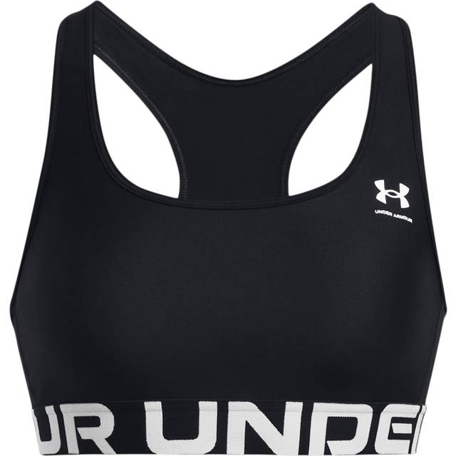 UNDER ARMOUR Womens Training Heat Gear Midi Branded - Black/White, Black / / White, Size 2Xl, Women - 2XL