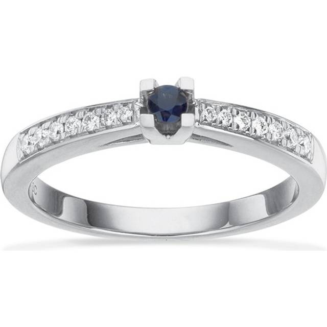 Scrouples Kleopatra Queen 14 karat vitguld Ring Med Safir
