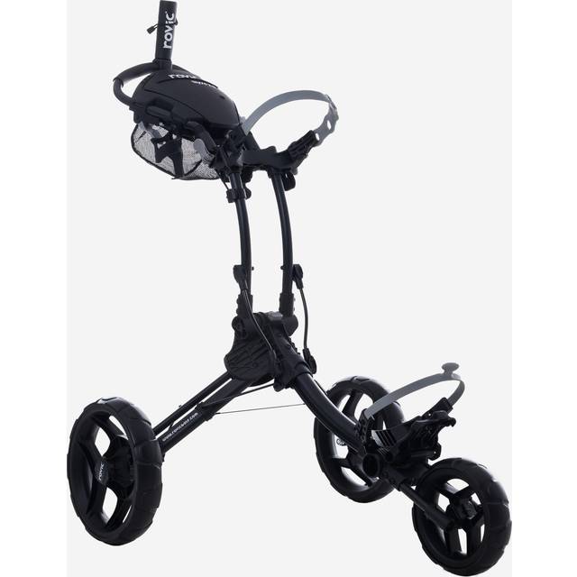 Rovic RV1C 2.0 3 Wheel Push Golf Trolley - Charcoal/Black