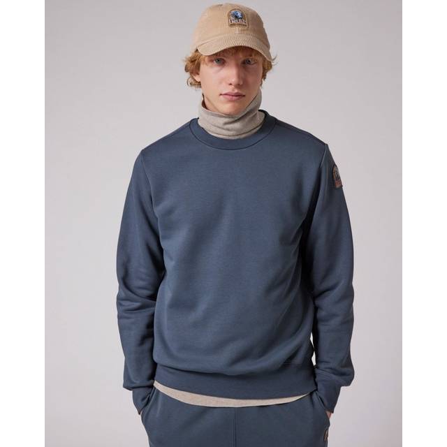 Parajumpers, Sweatshirts & Hoodies, Herr, L, Bomull, Mörk Avio Bomullströja - green (L)
