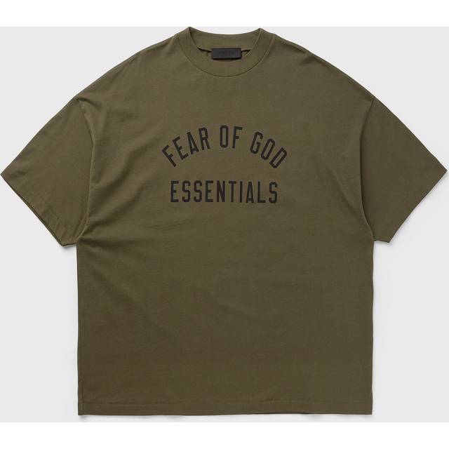 FEAR OF GOD ESSENTIALS Jersey Crewneck Tee - Green