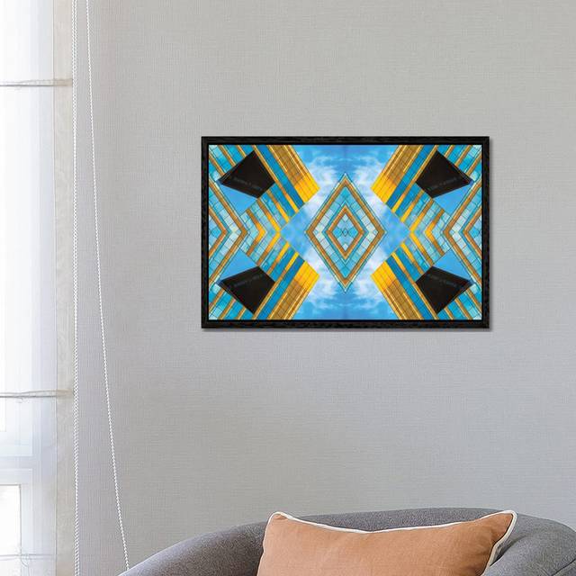 State And Grand Diamond Composite by Raymond Kunst - Gallery-Wrapped Canvas Giclée - Black Floater Framed (45.72cm H x 66.04cm W)