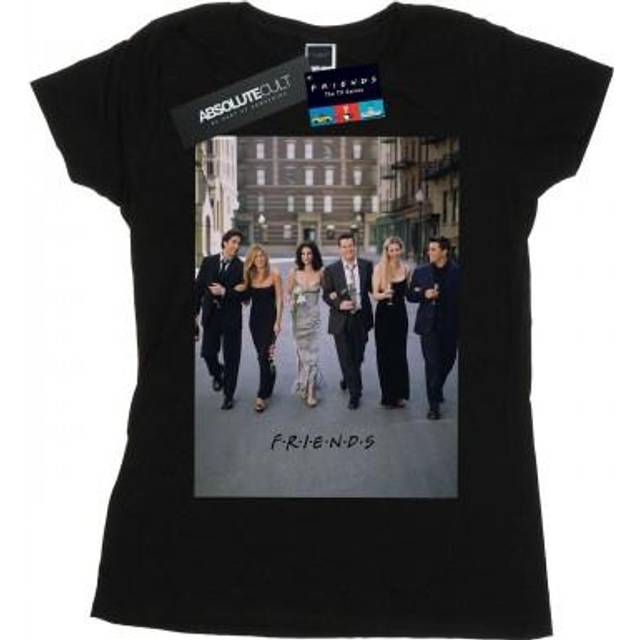 Champagne And Flowers Cotton T-Shirt - White - XXL